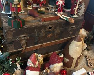 Joyce Tapply Bingham Original, Connie Krizner, Vaillancourt Folk Art, Vivian's Limited Edition, Poliwag Collection handmade Christmas Decor