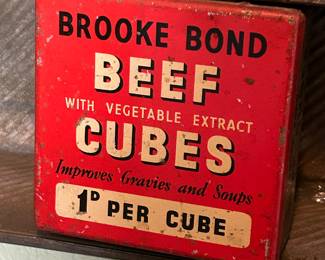 Vintage Brooke Bond Beef Cube Tin