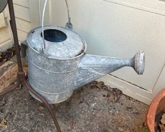 Vintage Galvanized Watering Can
