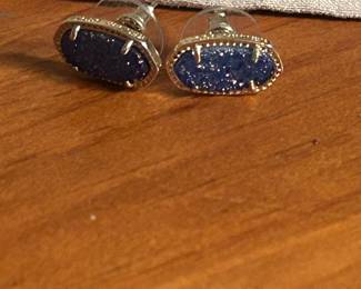 Blue Stone Kendra Scott Earrings