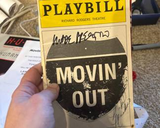 Vintage "Movin' Out" Playbill 