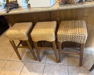 Wicker Barstools
