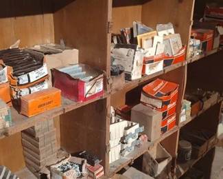 Shop Shelves - Lot's of New Old Stock Items.