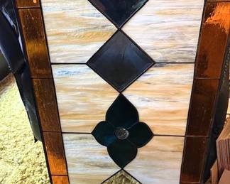 One of several pieces of Stained Glass in the home.