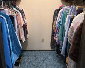 Vintage Clothing including Mink Capes and Fox Stole.