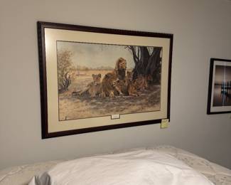 Charles Frace "Royal Pride" Wall Picture Framed $150