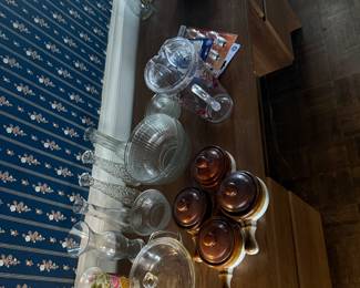 Misc. Dishes, Crystal, Vases Priced as Marked   $5-$20 Each