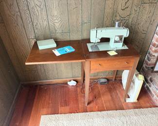 Vintage Sears Kenmore Sewing Machine & Hide-Away Desk $150