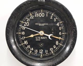 Chelsea WWII Ships clock