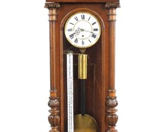 30 day Vienna Regulator with Calendar Ribbon