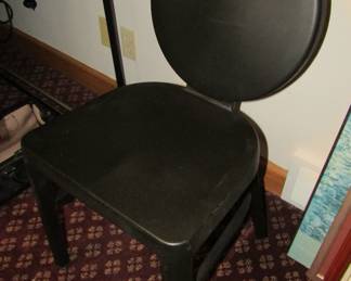 Modern industrial metal chair