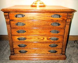 Vintage spool chest