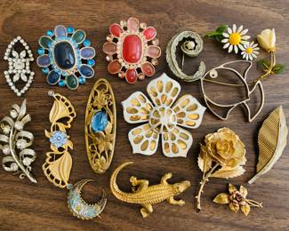 fun vintage brooches