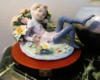 Rare Lladro Leprechaun with base