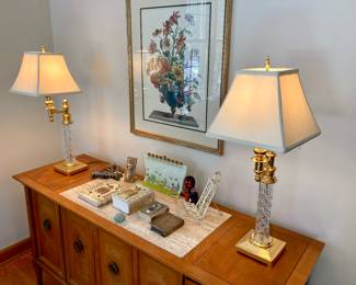 2 Waterford Killarney Kinsale lamps