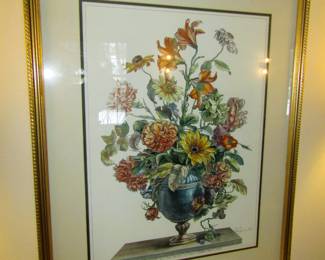 1950s Jean Vauquer framed museum print