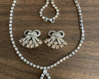 Vintage rhinestone jewelry