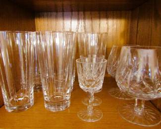 Beautiful crystal tumblers
