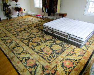 Large 12'x18' Indian Jaipur wool rug
