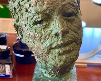 ILGWU 1965 bronze Kennedy bust by Robert Berk 