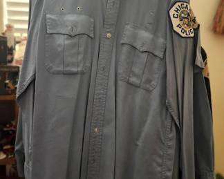 Chicago police shirts, 7, short and long sleeved