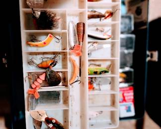 Tackle box,, sold in total