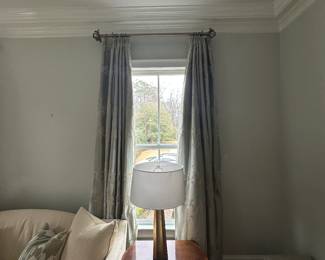 Silk Draperies and Beautiful Rods