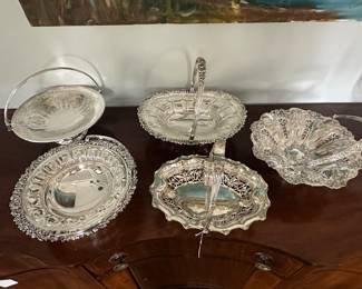 Beautiful Wedding Silver Baskets