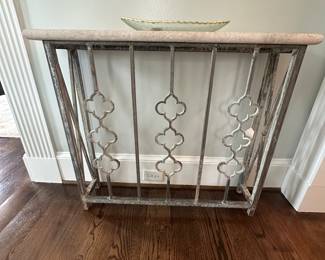 Marble Top Iron Table