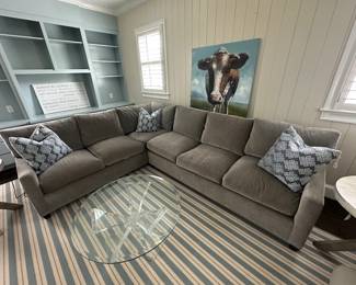 Lee Industries Like NEW Sectional w/ pullout bed
