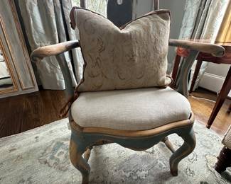 Antique Swedish Rococo Chair