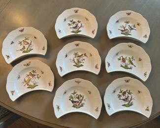 Herend  Rothschild Bird. Set of Eight