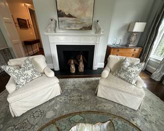 Pair of Designer Club Chairs