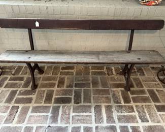 Antique Train Bench