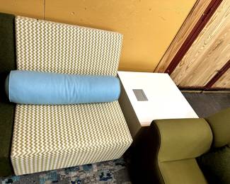 Herman Miller office furniture with side table including outlets