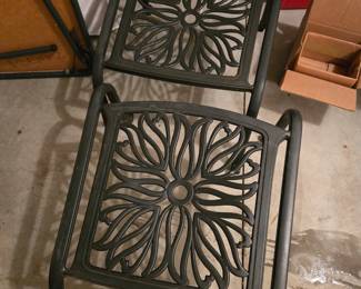 Patio chair footstools
