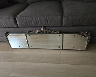 Antique 3 panel mirror