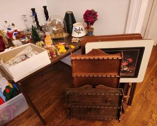 Spoon Collection Displays, Vintage TV Trays