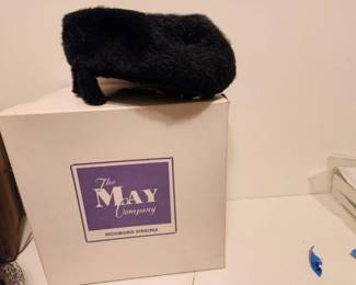 "The May Company" (Richmond) Hat Box and Hat
