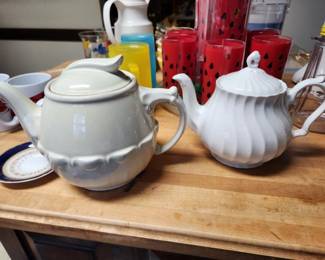 Tea Pots, Some Marked England