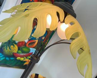 Tropical vibes here with this metal pa light