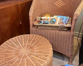 Vintage rattan chair set