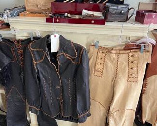 These are very rare beautiful leather sets around size 4 to 6
