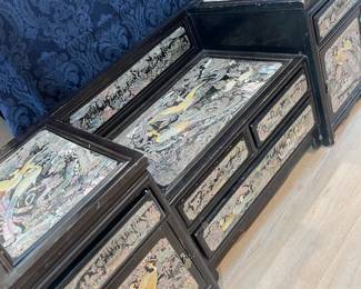 Mother of Pearl and Abalone Korean Jewelry Chest