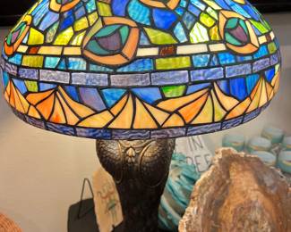 Tiffany style lamp