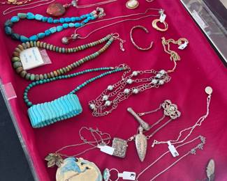 14kt, turquoise, sterling