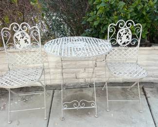 Sweetest Vintage Metal Bistro Set
