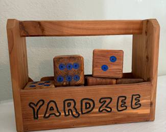 Handmade yard yatzee