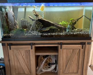 Fish tank sold as lot