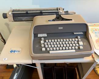 . . . vintage IBM electric typewriter